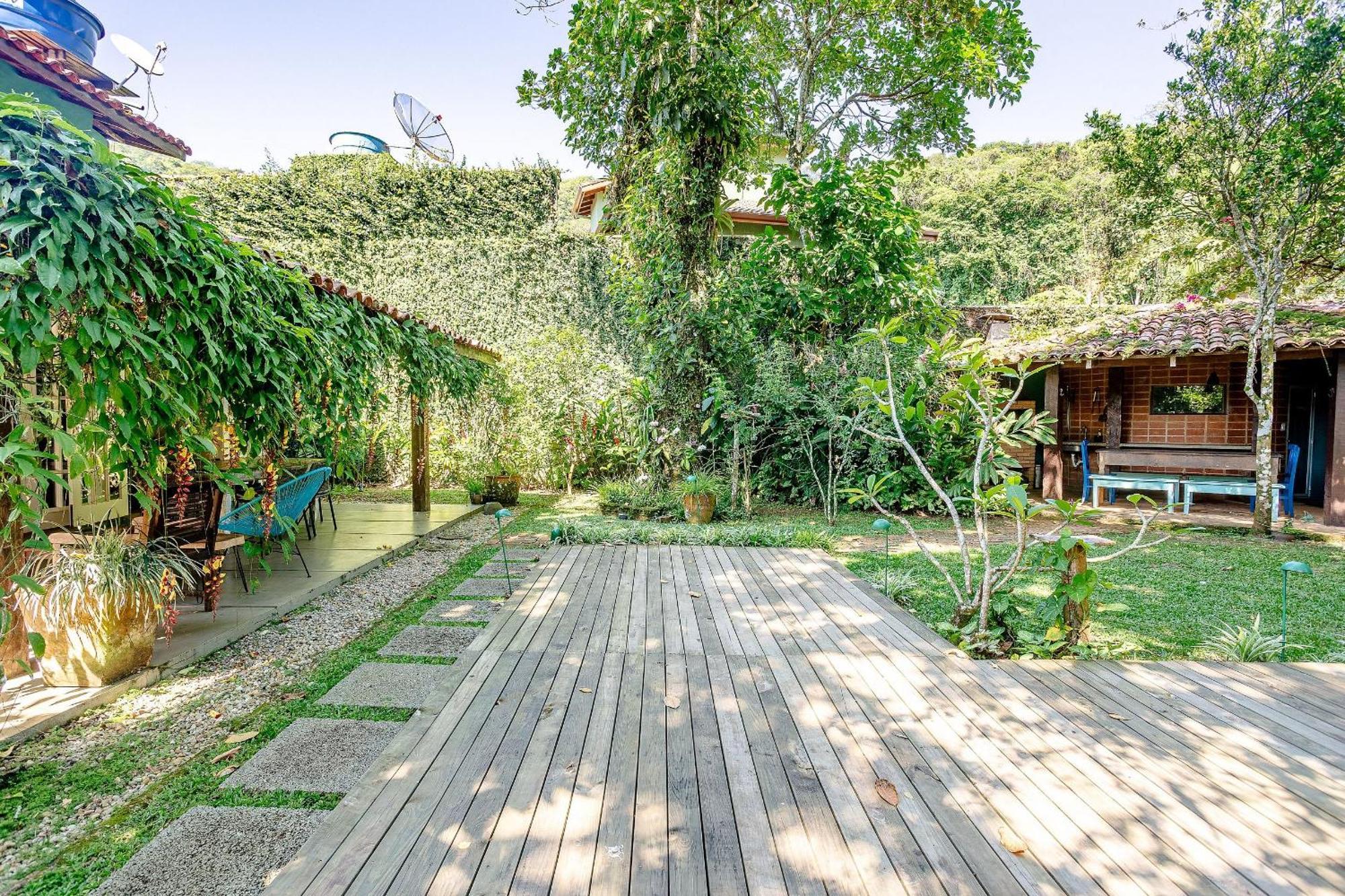 Casa Dos Passaros Na Areia A 20M Da Praia Da Baleia Com 3 Suites E 1 Dorm, Com Ar Condicionado, Wifi, Smart Tv, Cozinha Completa E Churrasqueira サンセバスチャン エクステリア 写真