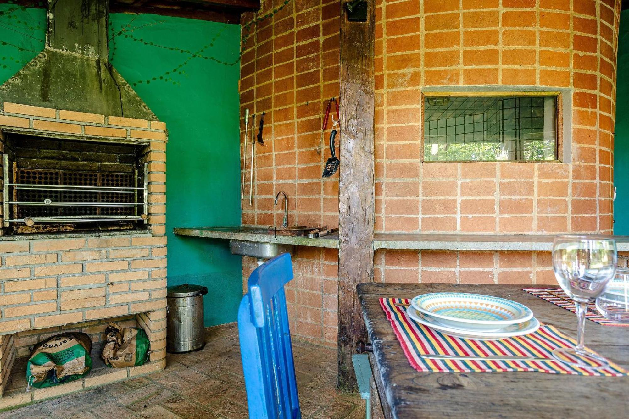 Casa Dos Passaros Na Areia A 20M Da Praia Da Baleia Com 3 Suites E 1 Dorm, Com Ar Condicionado, Wifi, Smart Tv, Cozinha Completa E Churrasqueira サンセバスチャン エクステリア 写真