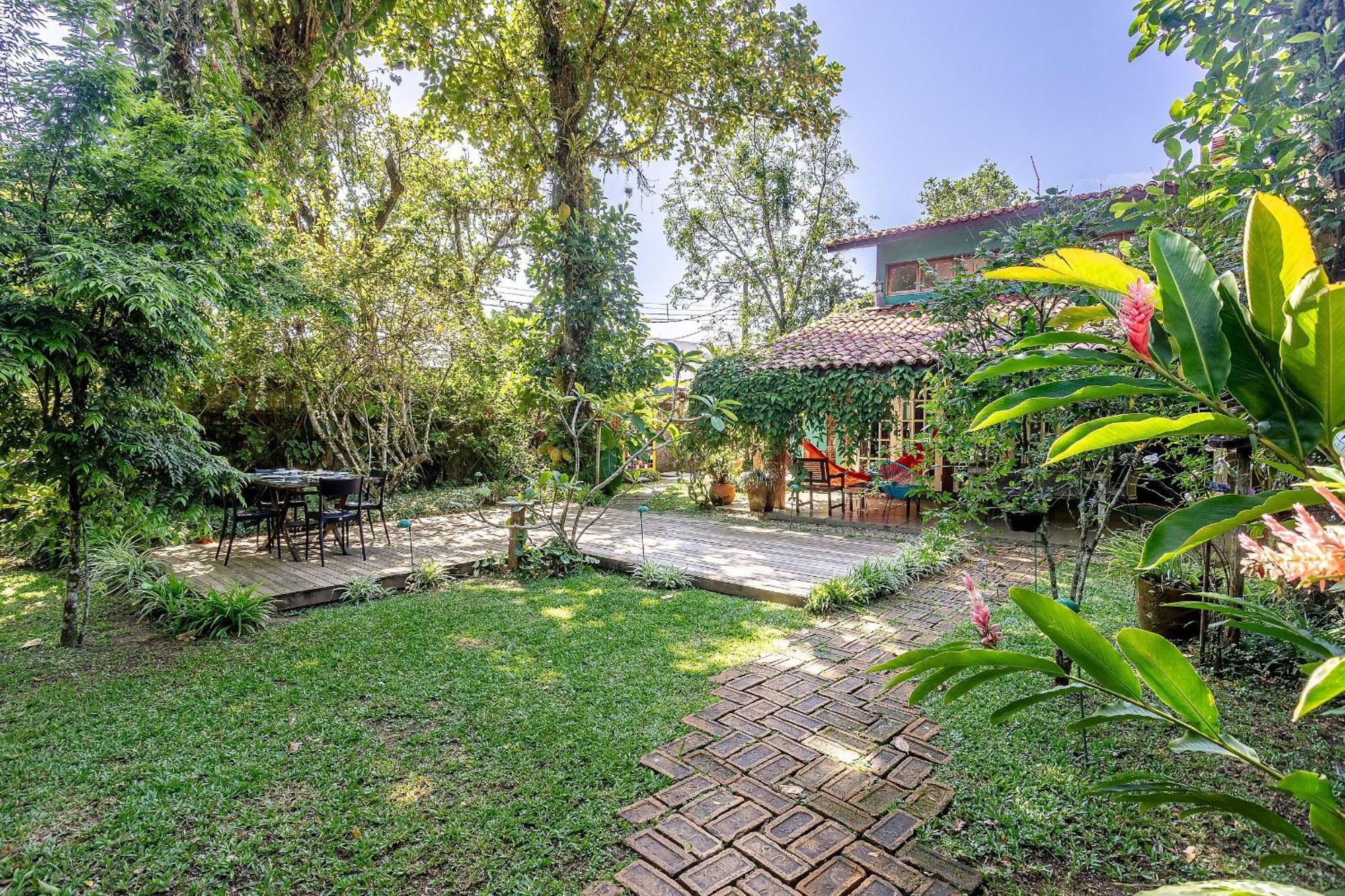 Casa Dos Passaros Na Areia A 20M Da Praia Da Baleia Com 3 Suites E 1 Dorm, Com Ar Condicionado, Wifi, Smart Tv, Cozinha Completa E Churrasqueira サンセバスチャン エクステリア 写真