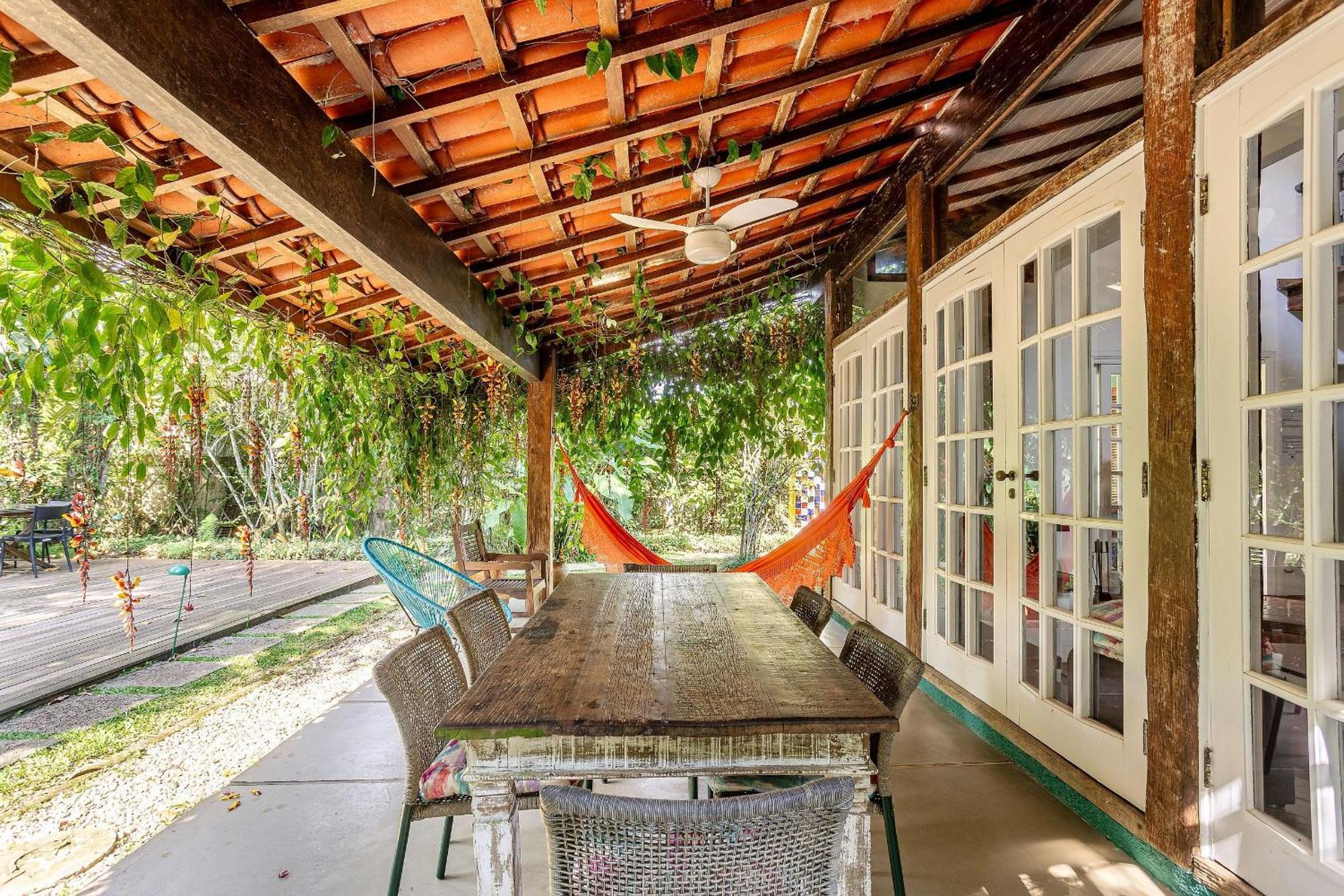 Casa Dos Passaros Na Areia A 20M Da Praia Da Baleia Com 3 Suites E 1 Dorm, Com Ar Condicionado, Wifi, Smart Tv, Cozinha Completa E Churrasqueira サンセバスチャン エクステリア 写真