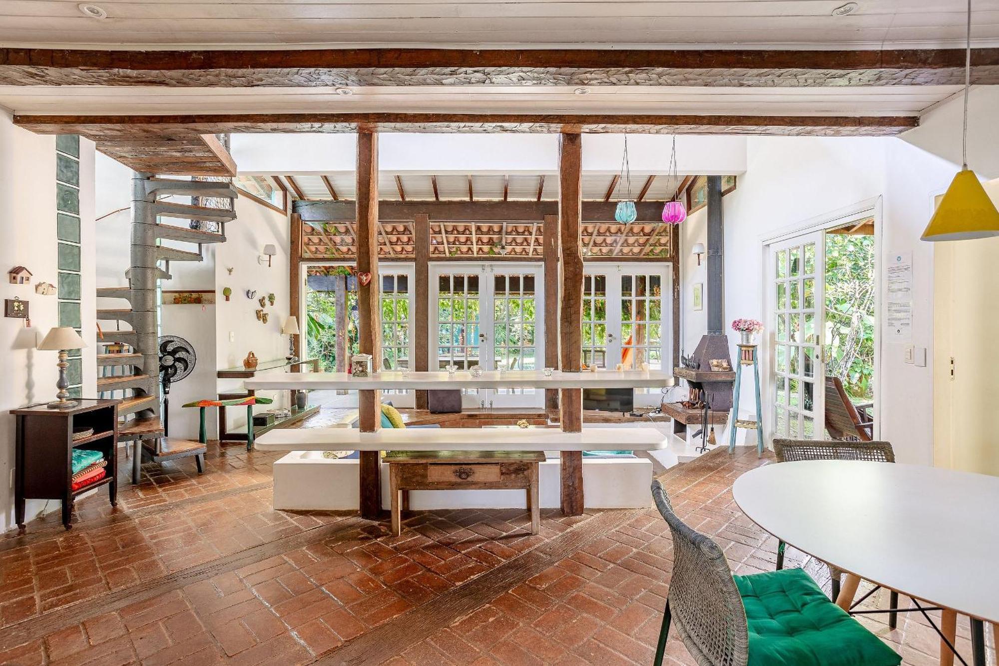 Casa Dos Passaros Na Areia A 20M Da Praia Da Baleia Com 3 Suites E 1 Dorm, Com Ar Condicionado, Wifi, Smart Tv, Cozinha Completa E Churrasqueira サンセバスチャン エクステリア 写真