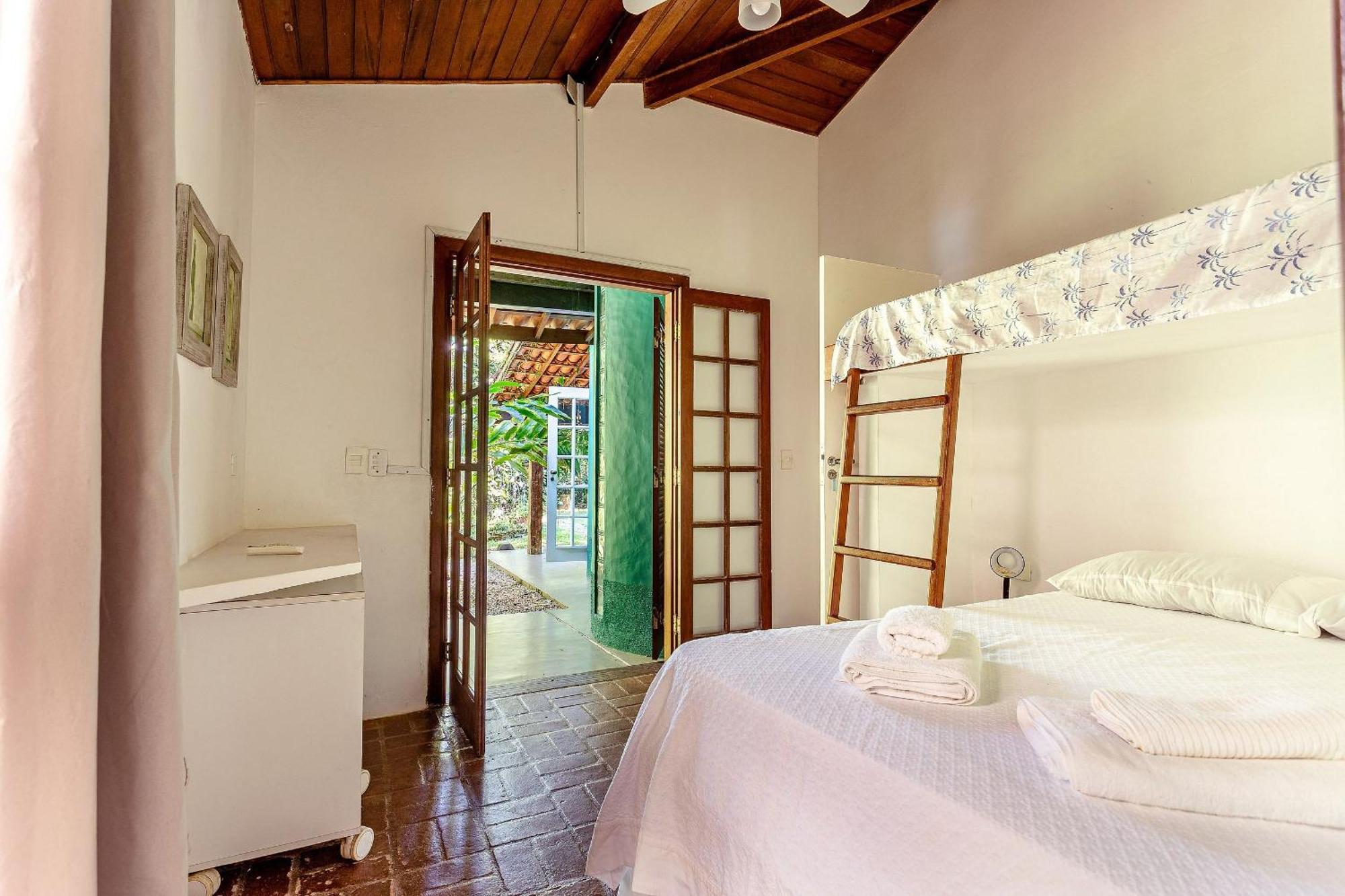 Casa Dos Passaros Na Areia A 20M Da Praia Da Baleia Com 3 Suites E 1 Dorm, Com Ar Condicionado, Wifi, Smart Tv, Cozinha Completa E Churrasqueira サンセバスチャン エクステリア 写真