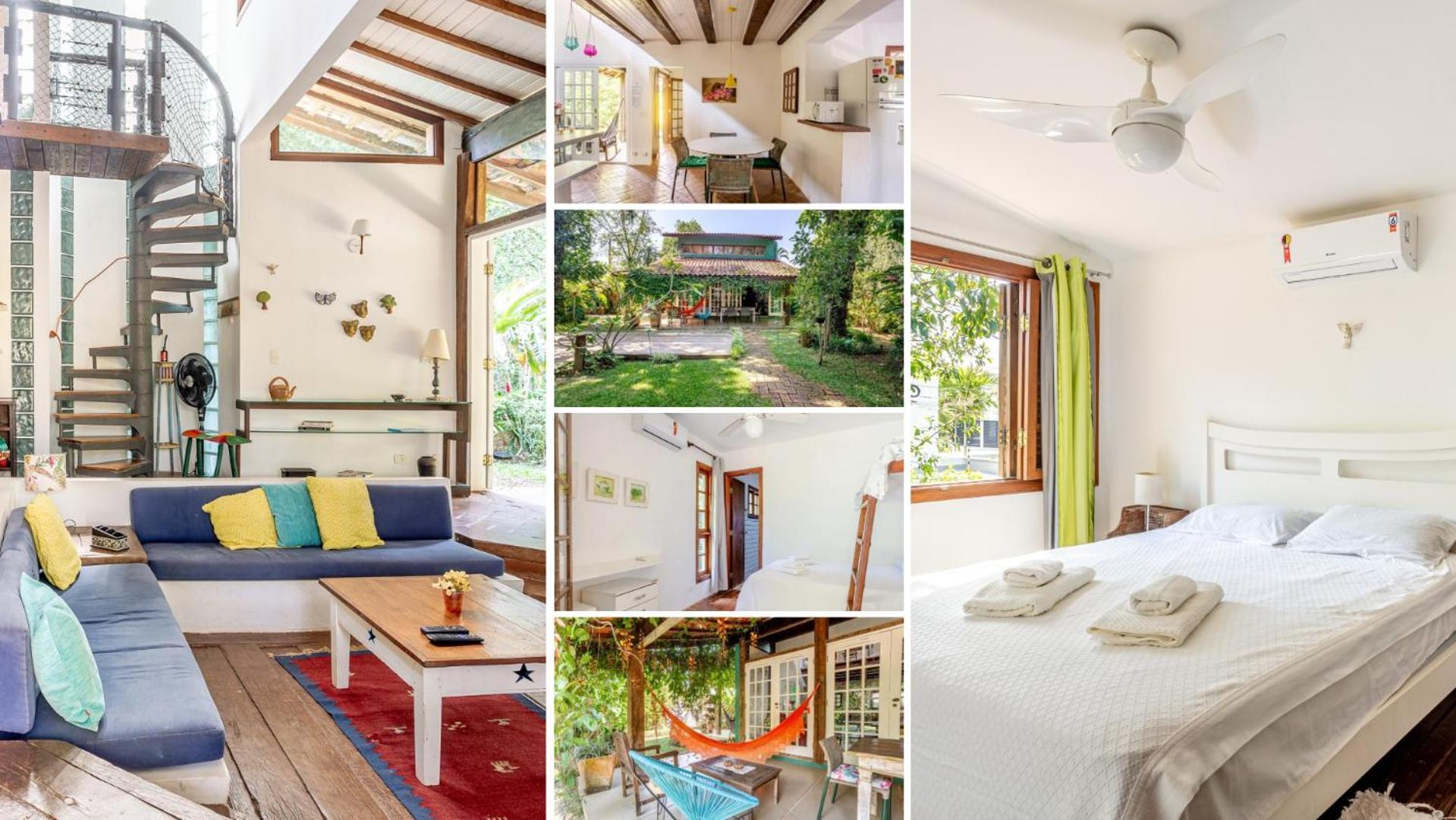 Casa Dos Passaros Na Areia A 20M Da Praia Da Baleia Com 3 Suites E 1 Dorm, Com Ar Condicionado, Wifi, Smart Tv, Cozinha Completa E Churrasqueira サンセバスチャン エクステリア 写真